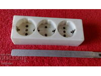 Extension cable three sockets without cable