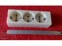 Extension cable three sockets without cable