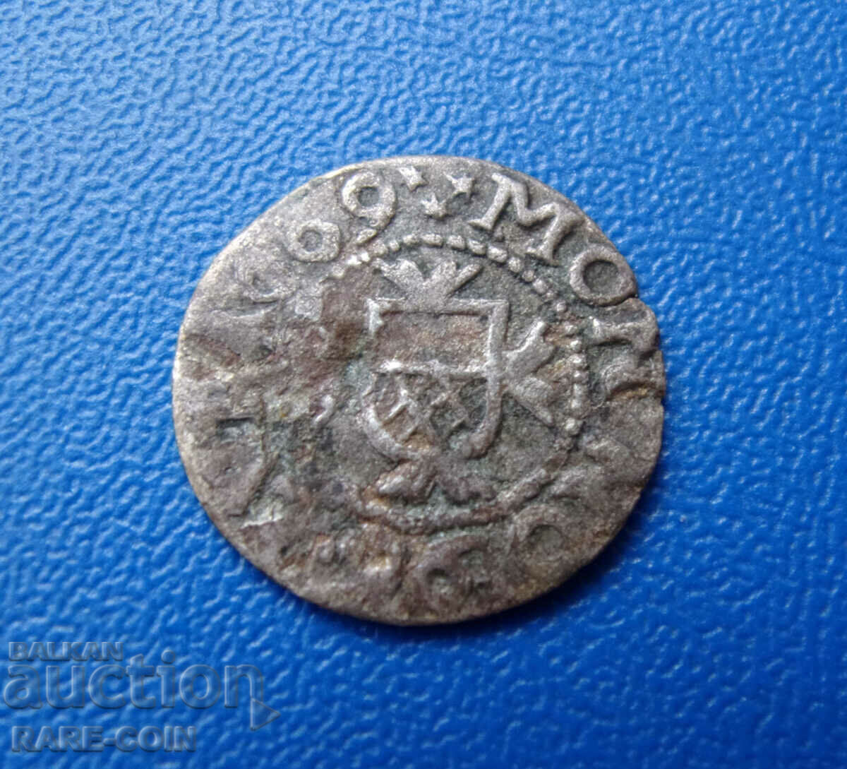 RS(41) Lübeck-Free City- 1 dreilingg 1669 Rare cu preț € 17.90 | 35.01 BGN