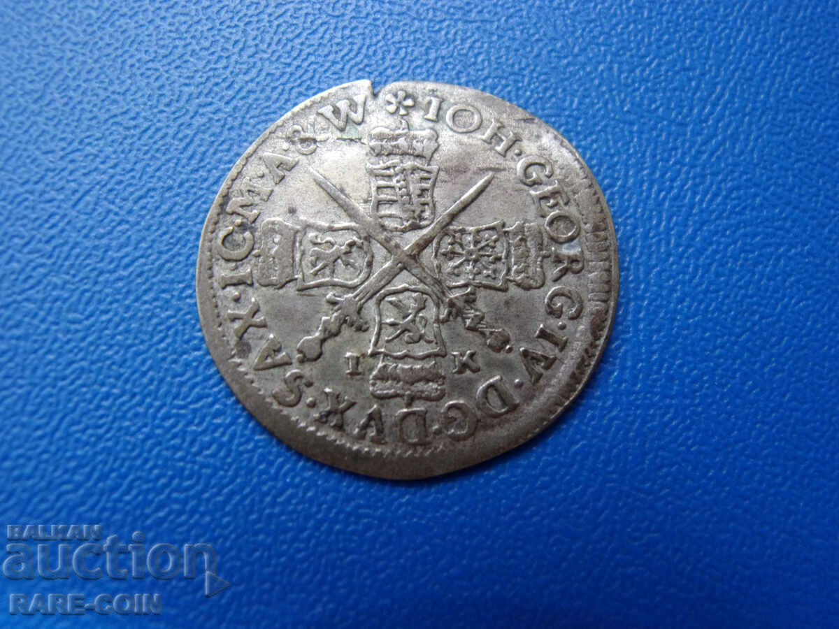 RS(41) Dresden-Saxony-Albertine-1/24 thaler 1693 I.K. Σπάνιος