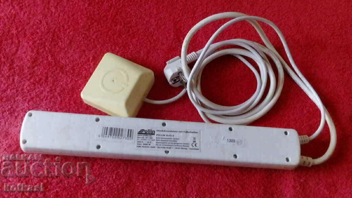 Extension cord with 6 sockets circuit breaker 1.50 m. tested works - 5 Extension cord with 6 sockets circuit breaker 1.50 m. tested works - 5