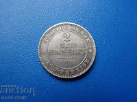 RS(41)  Кралство Саксония 20 Пфенига-2 гроша 1863 B Rare