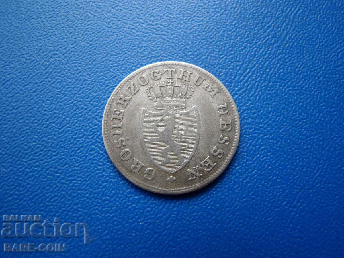 RS(41) Hesse-Darmstadt 6 Kreuzer 1827 Rar cu preț € 23.01 | 45.00 BGN