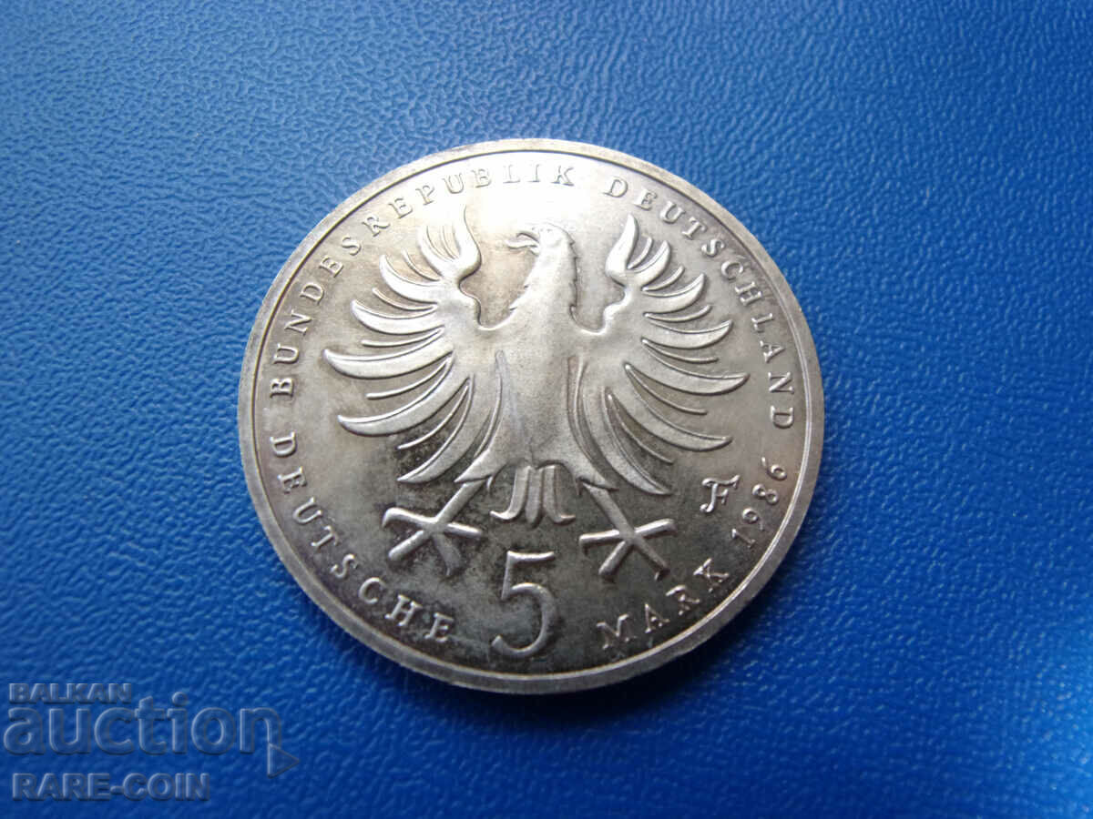 RS(41) FRG Germania 5 Timbre 1986 F Stuttgart UNC Rare cu preț € 7.67 | 15.00 BGN
