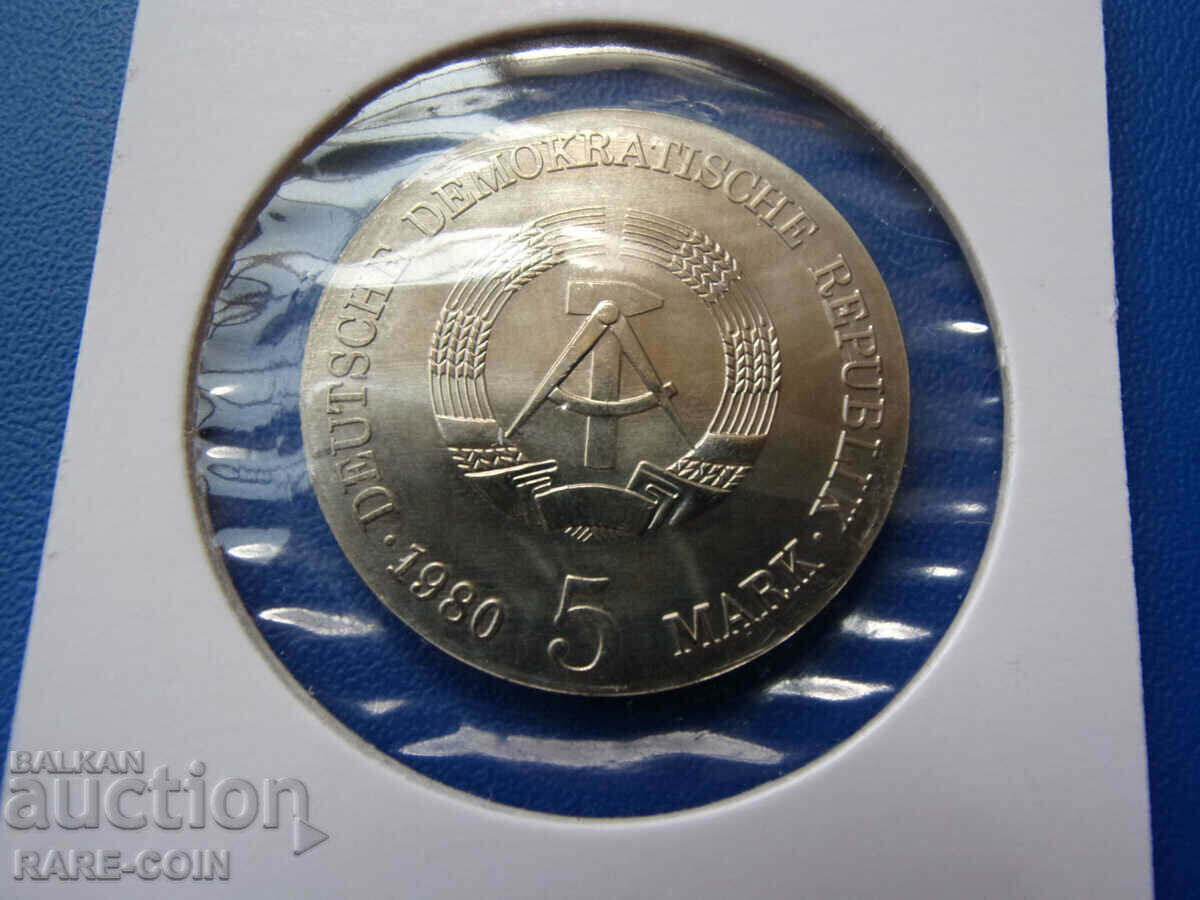 RS(41) GDR Germania 5 Timbre 1980 UNC Rare cu preț € 30.68 | 60.00 BGN