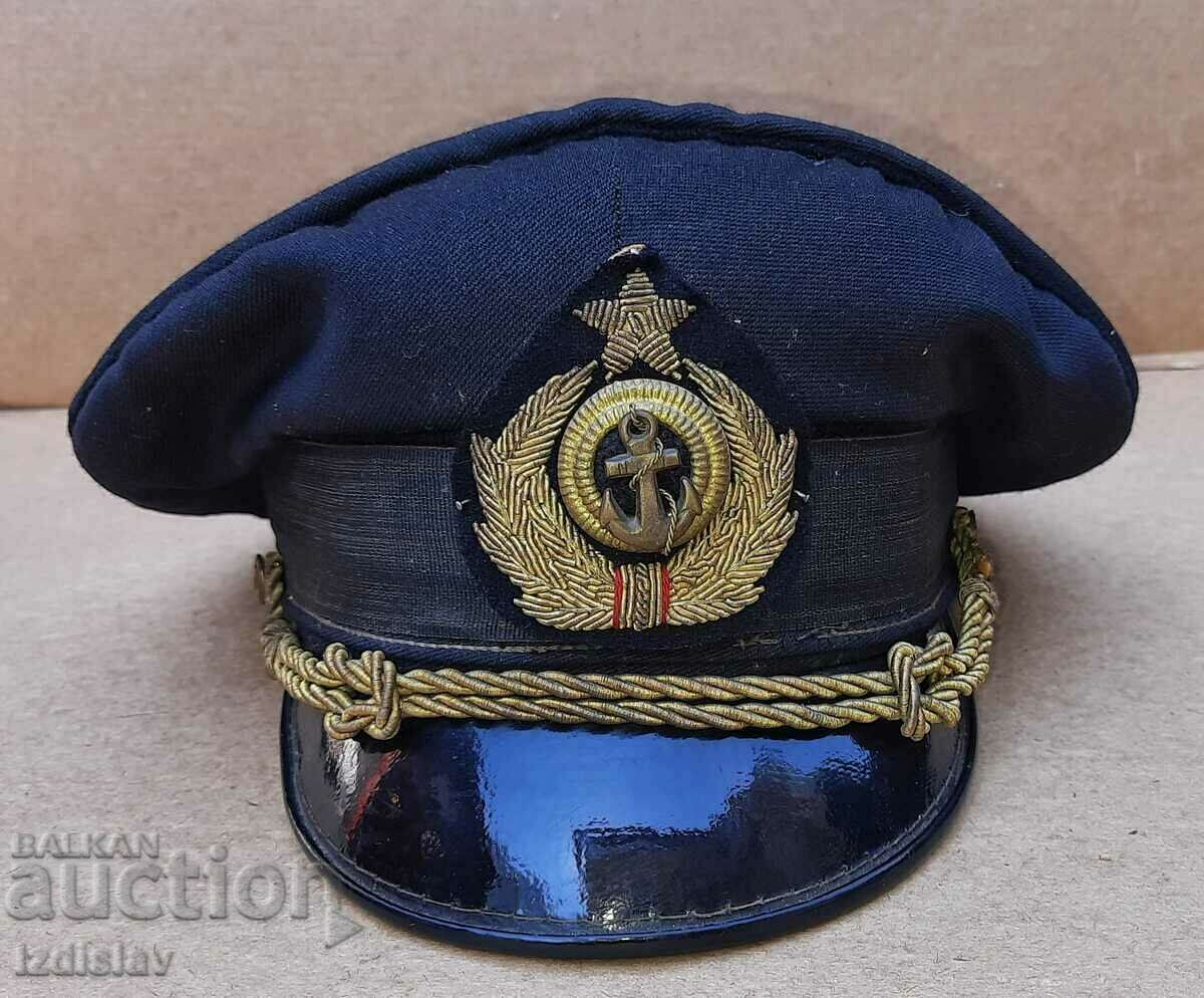 Şapcă veche bleumarin cu cocardă devreme Soc