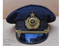 Şapcă veche bleumarin cu cocardă devreme Soc