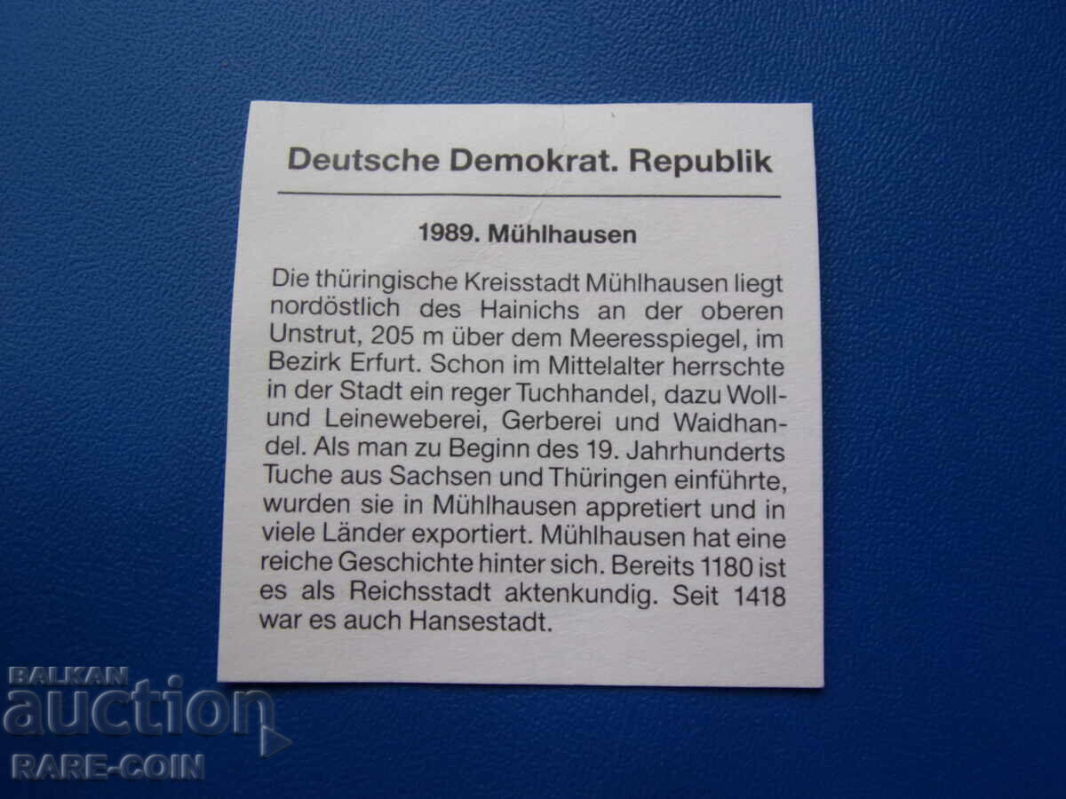 Livrarea RS(41) RDG Germania 5 Timbre 1989 UNC Rare