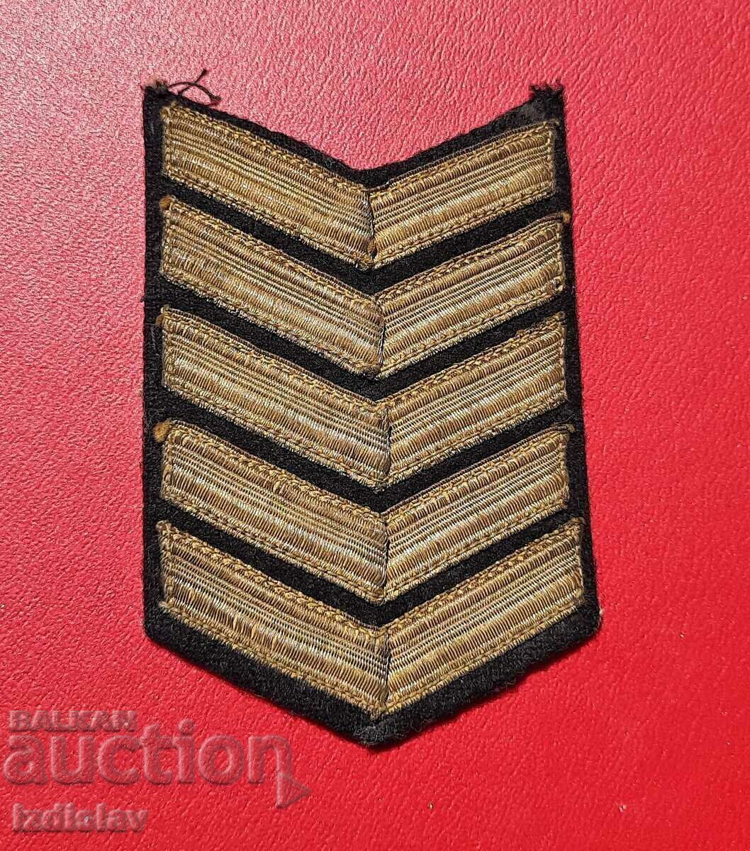 Old naval insignia, tin.