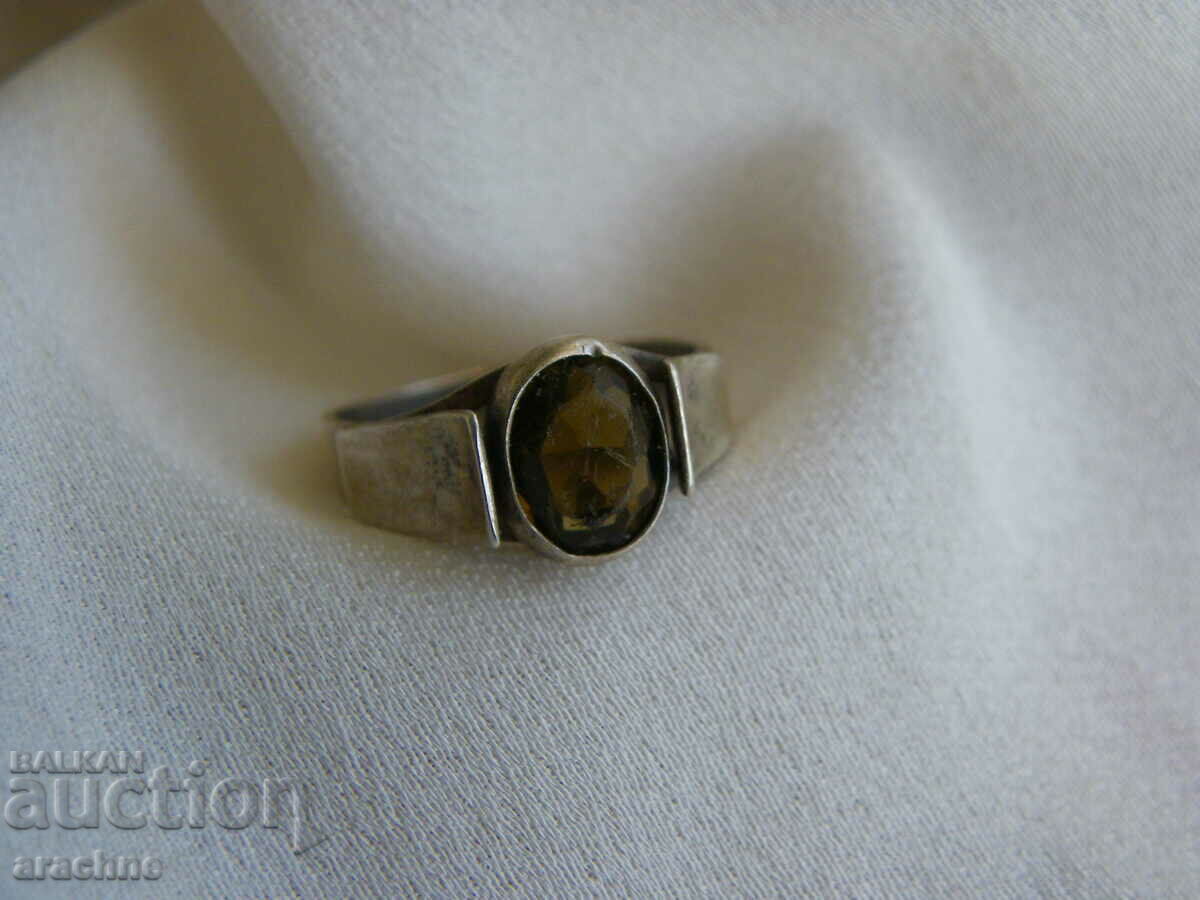 Auction Rare Old Silver German Fluorescent Fluorite Ring Auction Rare Old Silver German Fluorescent Fluorite Ring