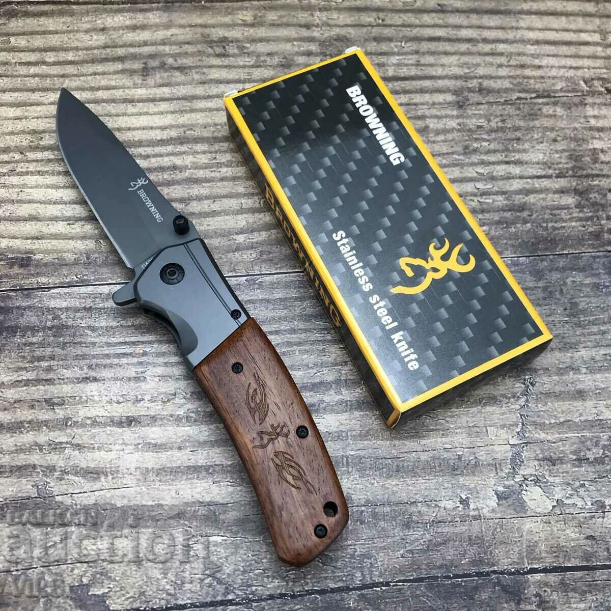 Folding knife Browning DA98-95x222 with price 22.50 BGN | € 11.50 Folding knife Browning DA98-95x222 with price 22.50 BGN | € 11.50