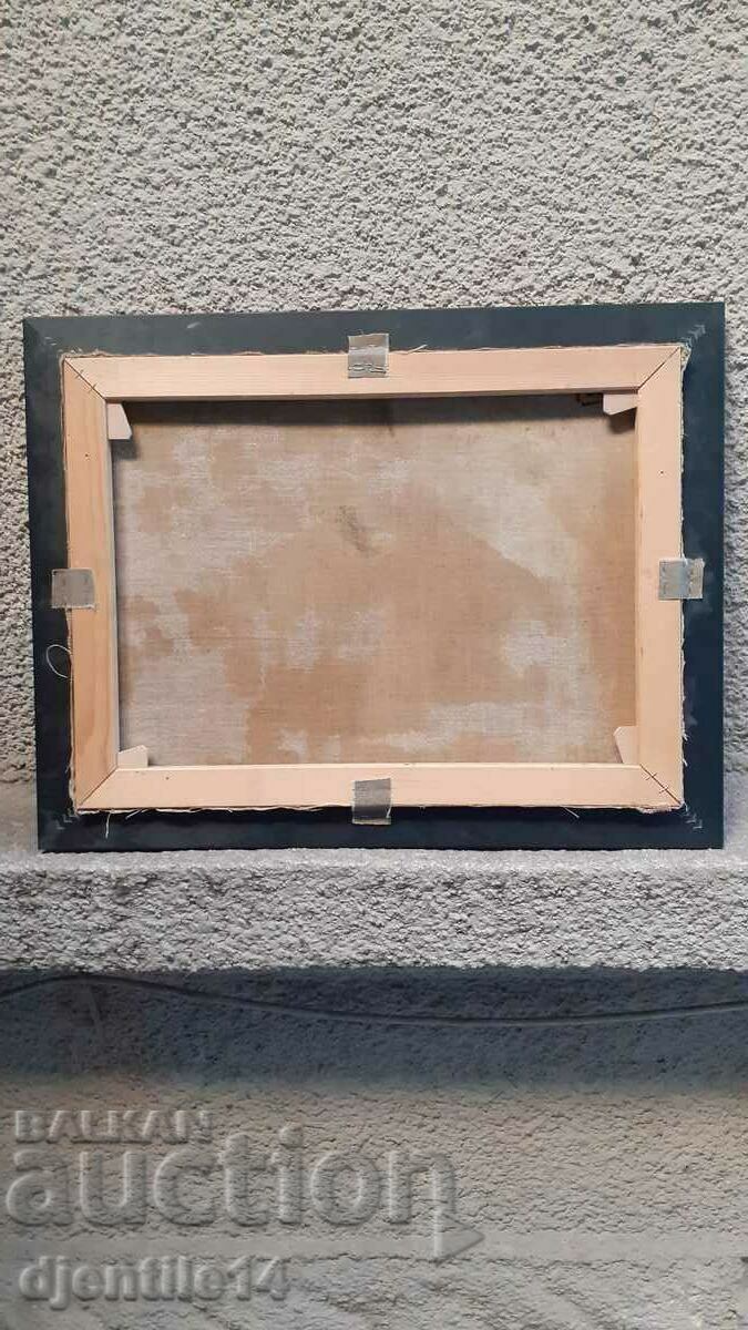 Auction  painting, oil on canvas