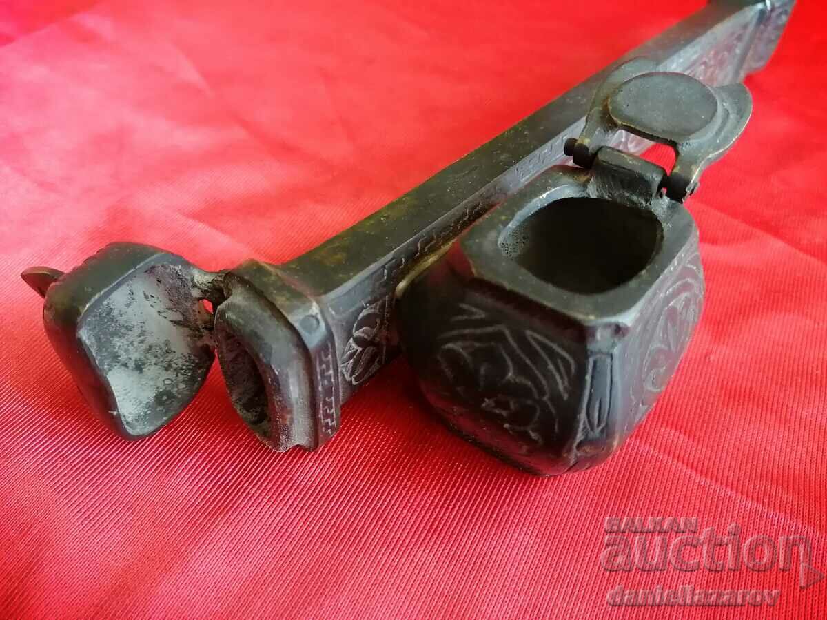 Auction Old OTTOMAN Devit, Divit, Inkwell with TUGRA Auction Old OTTOMAN Devit, Divit, Inkwell with TUGRA