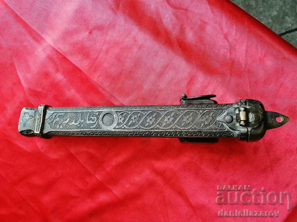 Delivery of Old OTTOMAN Devit, Divit, Inkwell with TUGRA Delivery of Old OTTOMAN Devit, Divit, Inkwell with TUGRA
