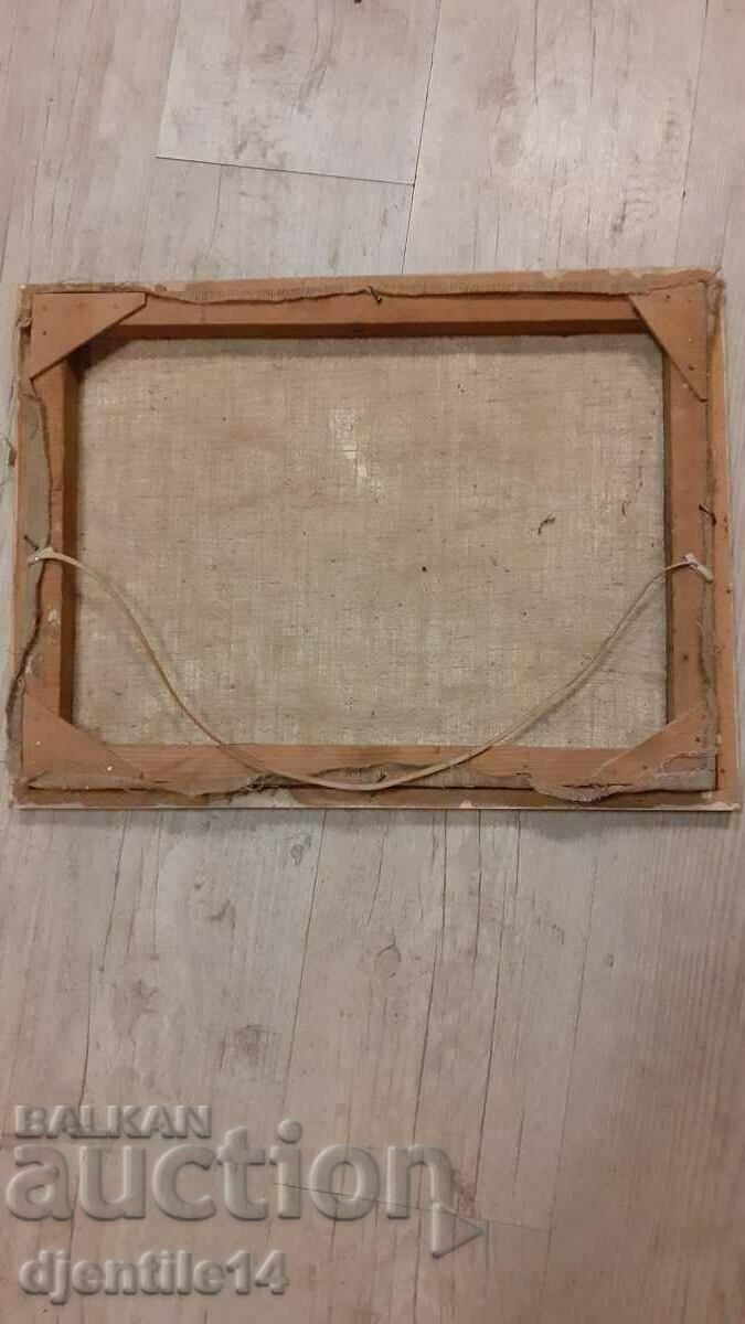 Auction painting, oil on canvas Auction painting, oil on canvas