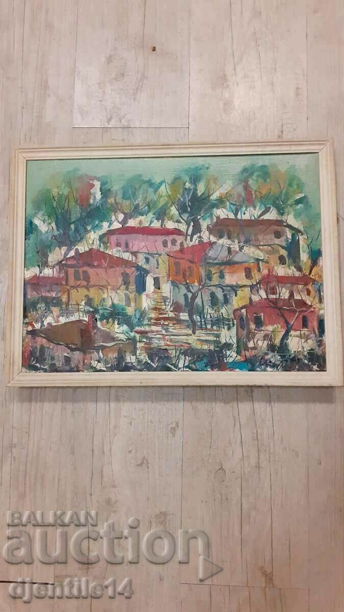 картина, масло-платно