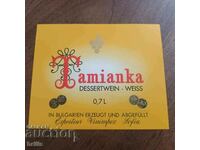 ETICHETA NOUĂ WINEMPEX ANII 70 - DESERT ALB DE TĂMĂIE