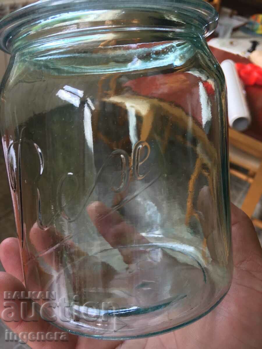 Delivery of JAR GLASS INSCRIPTION EMBOSSED Delivery of JAR GLASS INSCRIPTION EMBOSSED