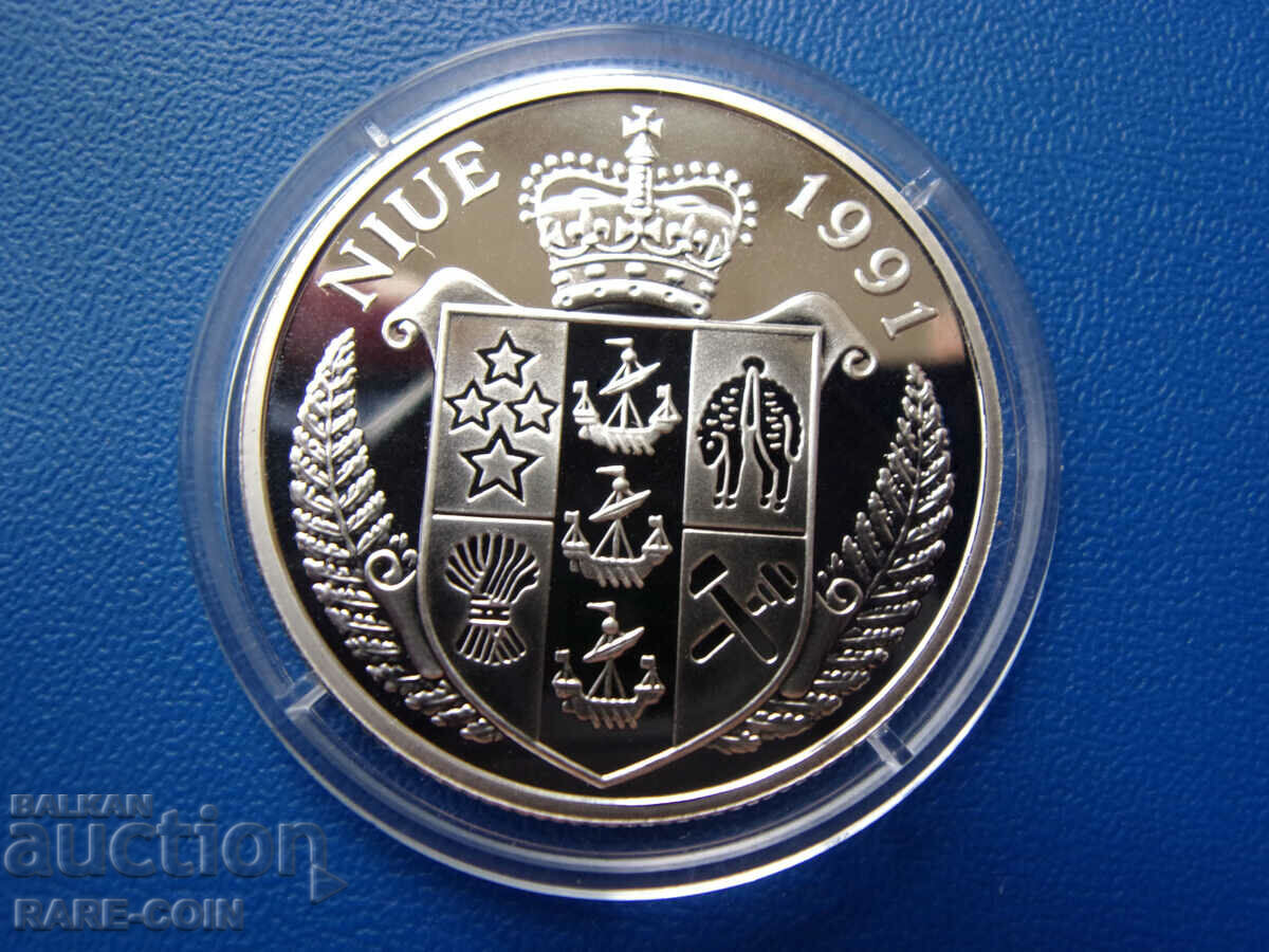 RS(42)  Нюе  5  Долара  1991  Олимпийска UNC Rare с цена € 38.35 | 75.01 лв.