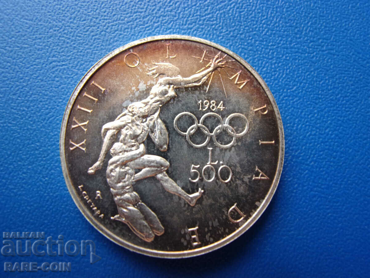 Аукцион RS(42)  Сан Марино-Италия Сет 1984  Олимпийски UNC Very Rare