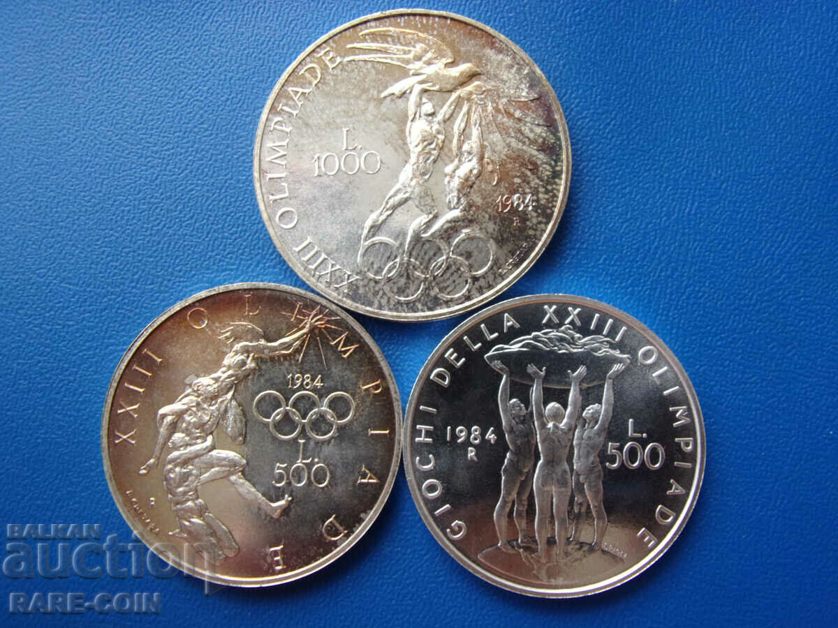 RS(42) San Marino-Italy Set 1984 Olympic UNC Very Rare