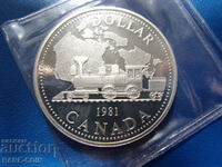 RS(42) Canada 1 dolar 1981 UNC PROOF Rar