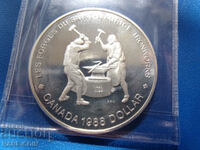 RS(42) Canada 1 Dollar 1988 UNC PROOF Rare