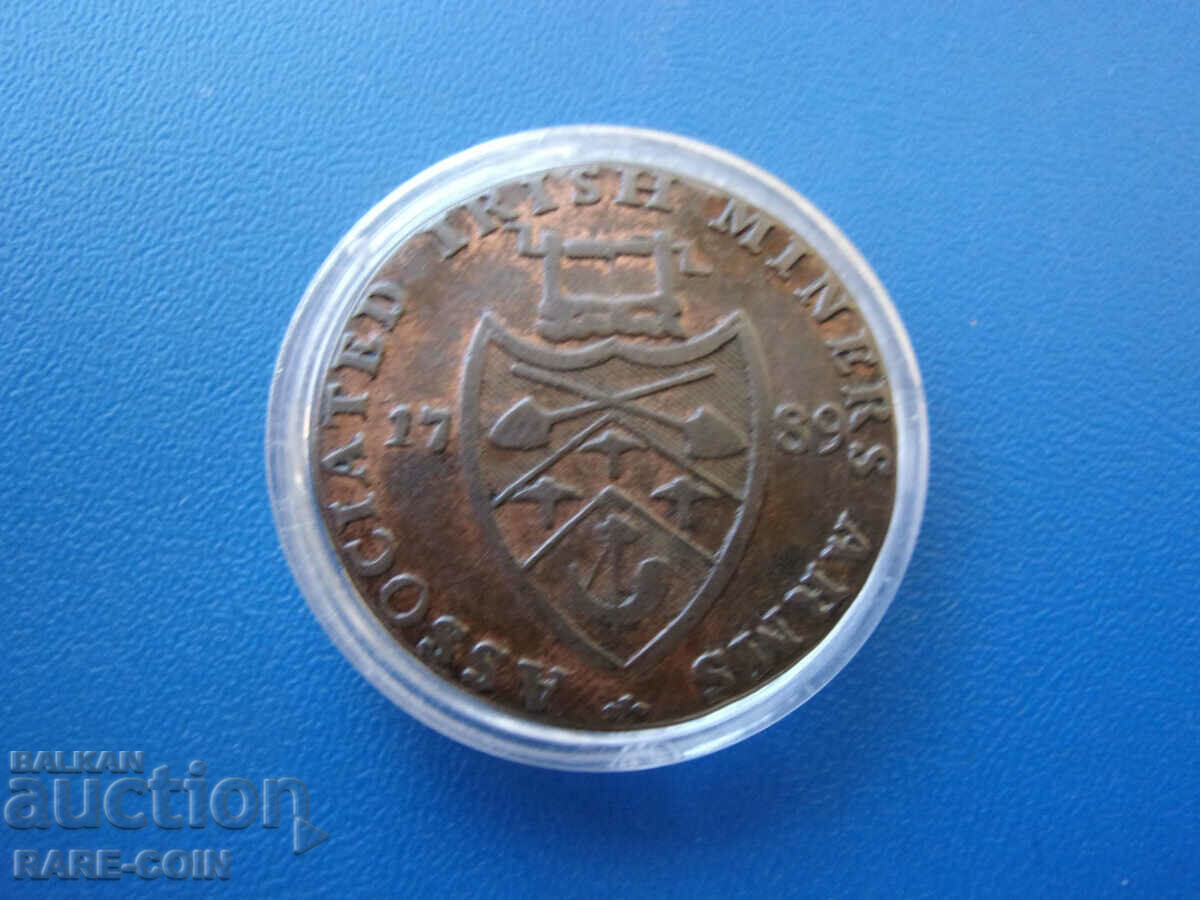 RS(42) Irlanda ½ Penny 1789 Rar cu preț € 63.91 | 125.00 BGN