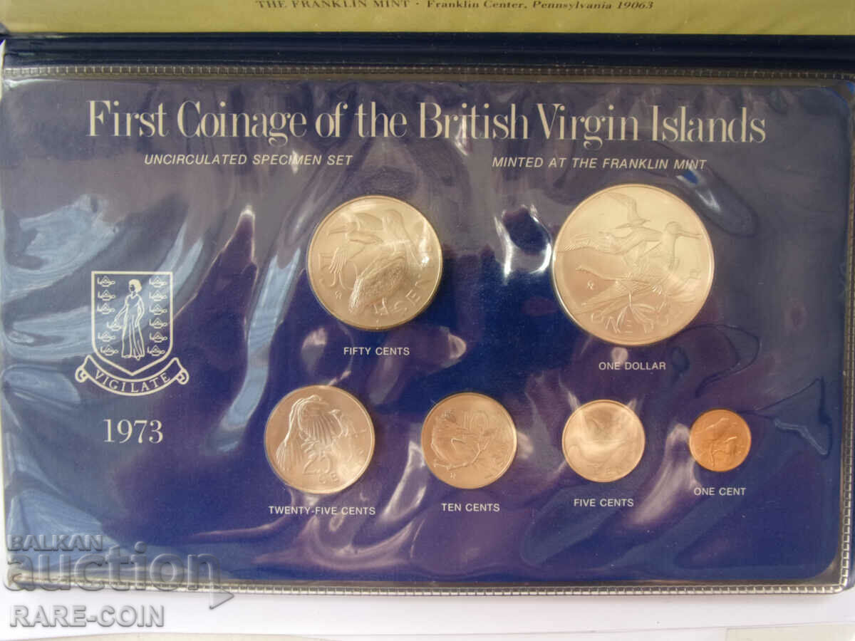 RS(42) Set de probe UNC din Insulele Virgine 1973 Rar cu preț € 61.36 | 120.01 BGN