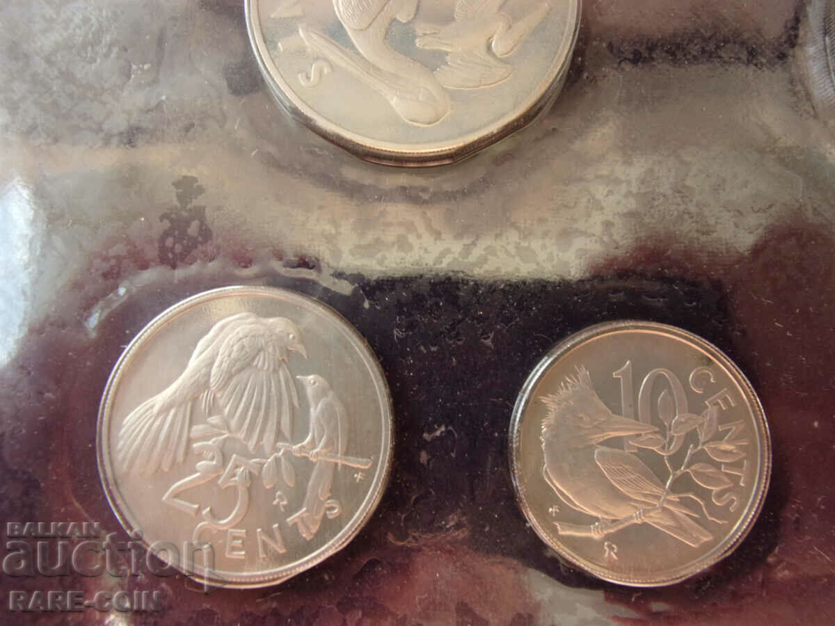 Livrarea RS(42) Insulele Virgine UNC Specimen-PROOF set 1973 Rar