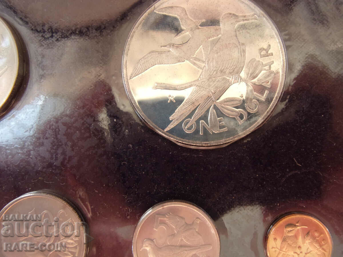 RS(42) Insulele Virgine UNC Specimen-PROOF set 1973 Rar - 5