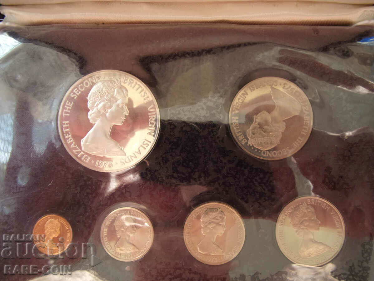RS(42) Insulele Virgine UNC Specimen-PROOF set 1973 Rar - 6