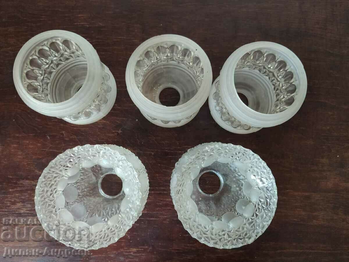 Παράδοση Αντίκα ποτήρι για πολυελαίους