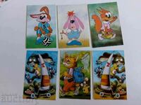 1986 SERIA EROI PENTRU COPII LOT CALENDAR CALENDAR SOC