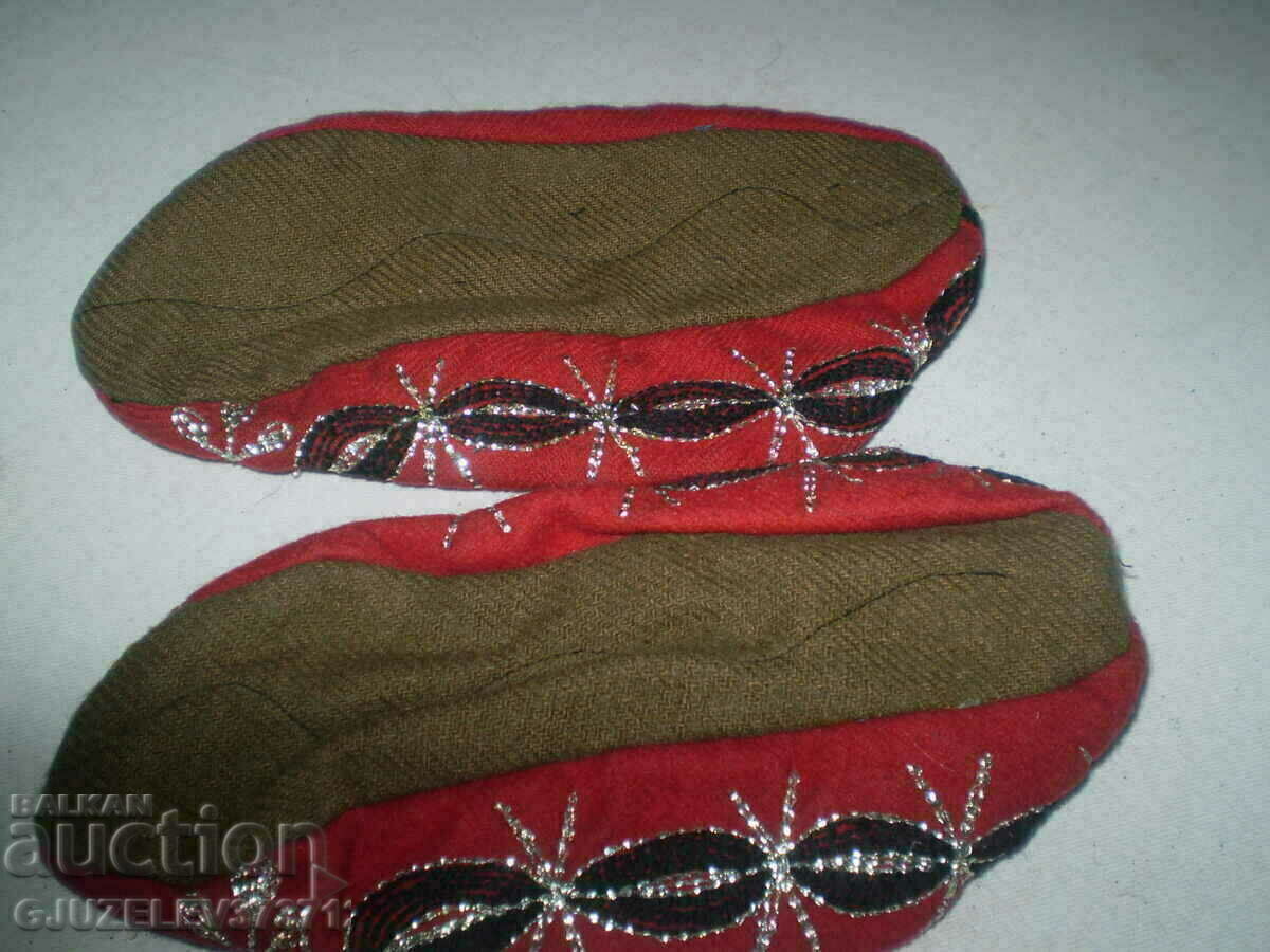 Embroidered Terlitzi red with black and silver embroidery - 6 Embroidered Terlitzi red with black and silver embroidery - 6