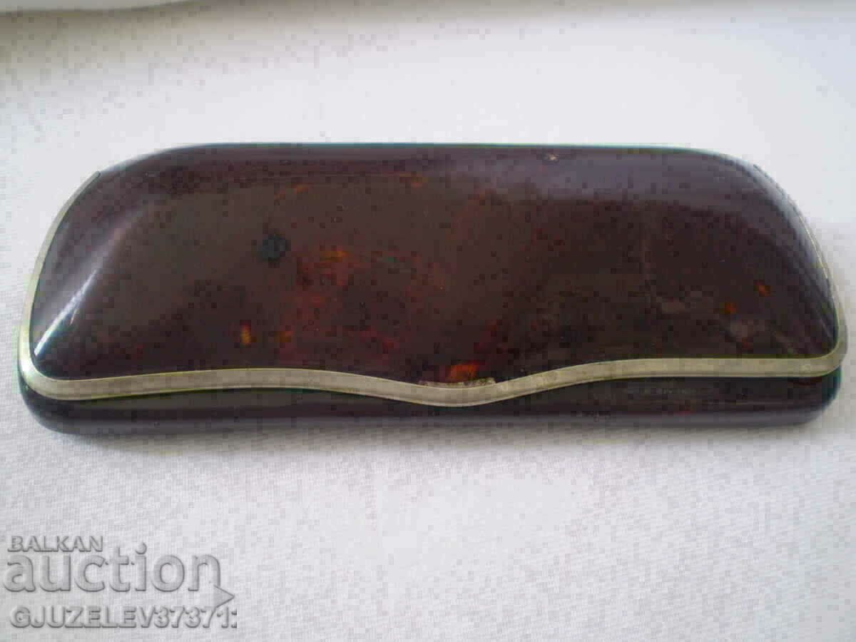 Old cellulite burgundy eyeglass case - 7