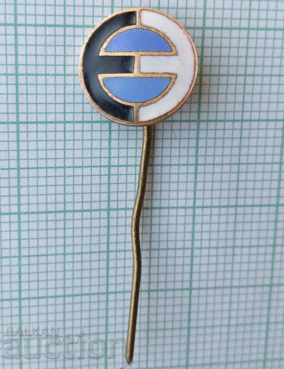 11292 Badge - company Elektroimpex - bronze enamel