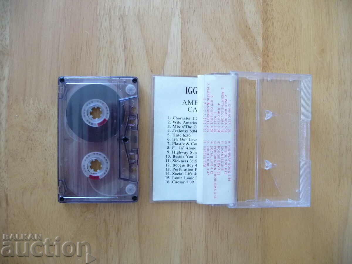 Iggy Pop American Caesar Iggy Pop Rock Music 1993 Aussie Cassette with price 12.00 BGN | € 6.14 Iggy Pop American Caesar Iggy Pop Rock Music 1993 Aussie Cassette with price 12.00 BGN | € 6.14