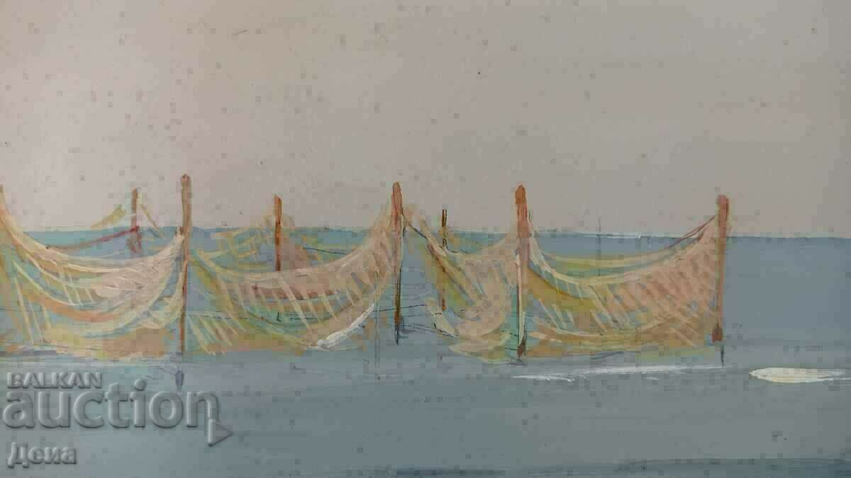 Delivery of Evgeni Tsanov, PAINTING 1985 Delivery of Evgeni Tsanov, PAINTING 1985