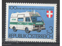 1981. Austria. Serviciul de salvare medicală din Viena.