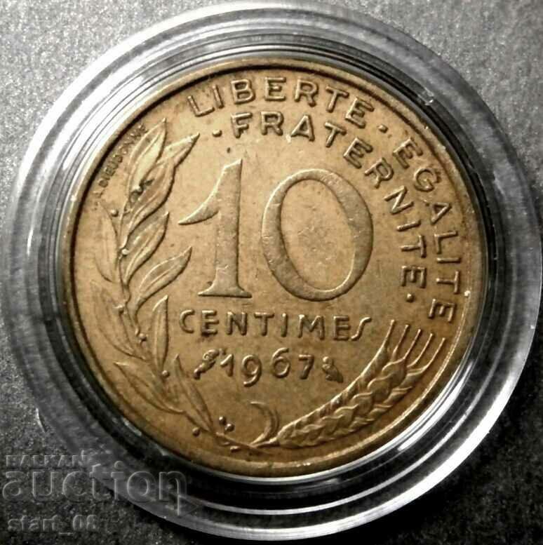 10 centimes 1967
