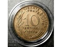 10 centimes 1967