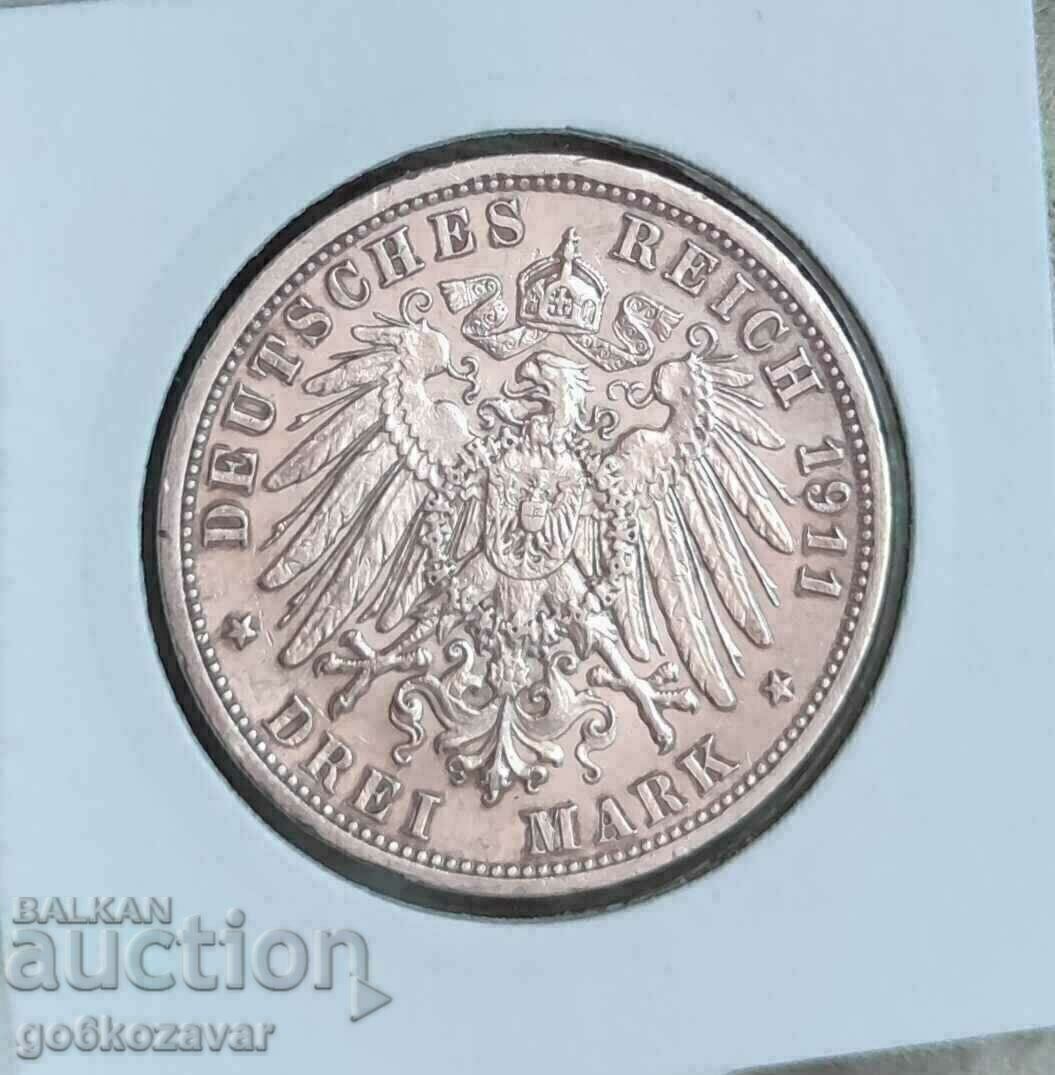 Germany Baden 3 stamps 1911 Silver Small circulation! with price 83.00 BGN | € 42.44 Germany Baden 3 stamps 1911 Silver Small circulation! with price 83.00 BGN | € 42.44