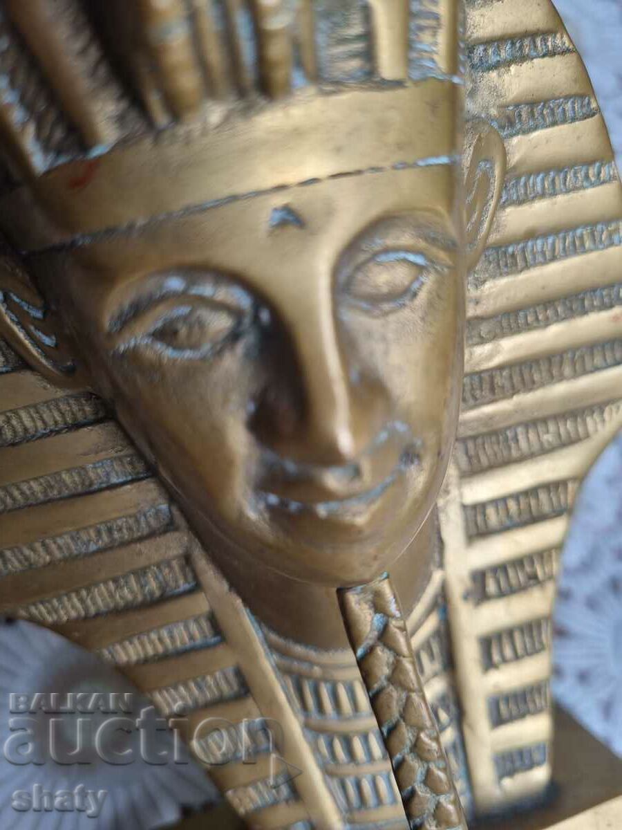 Brass figure. Egyptian sculpture - 7