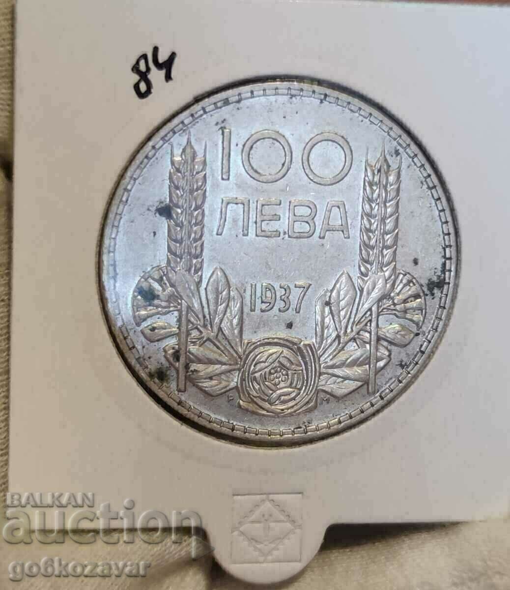 Bulgaria 100 BGN 1937 Silver collection!