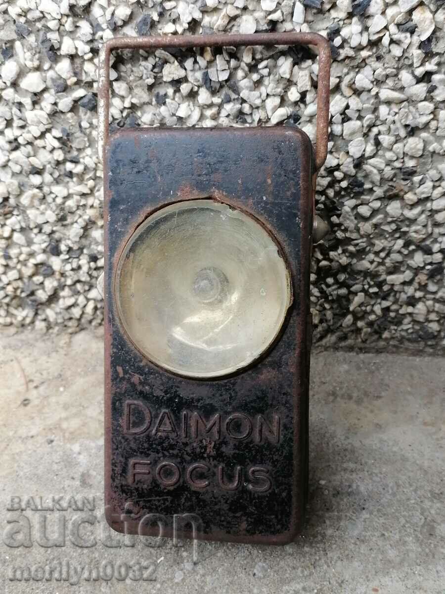 Old flashlight DAIMON lamp spotlight Vermakht WW2