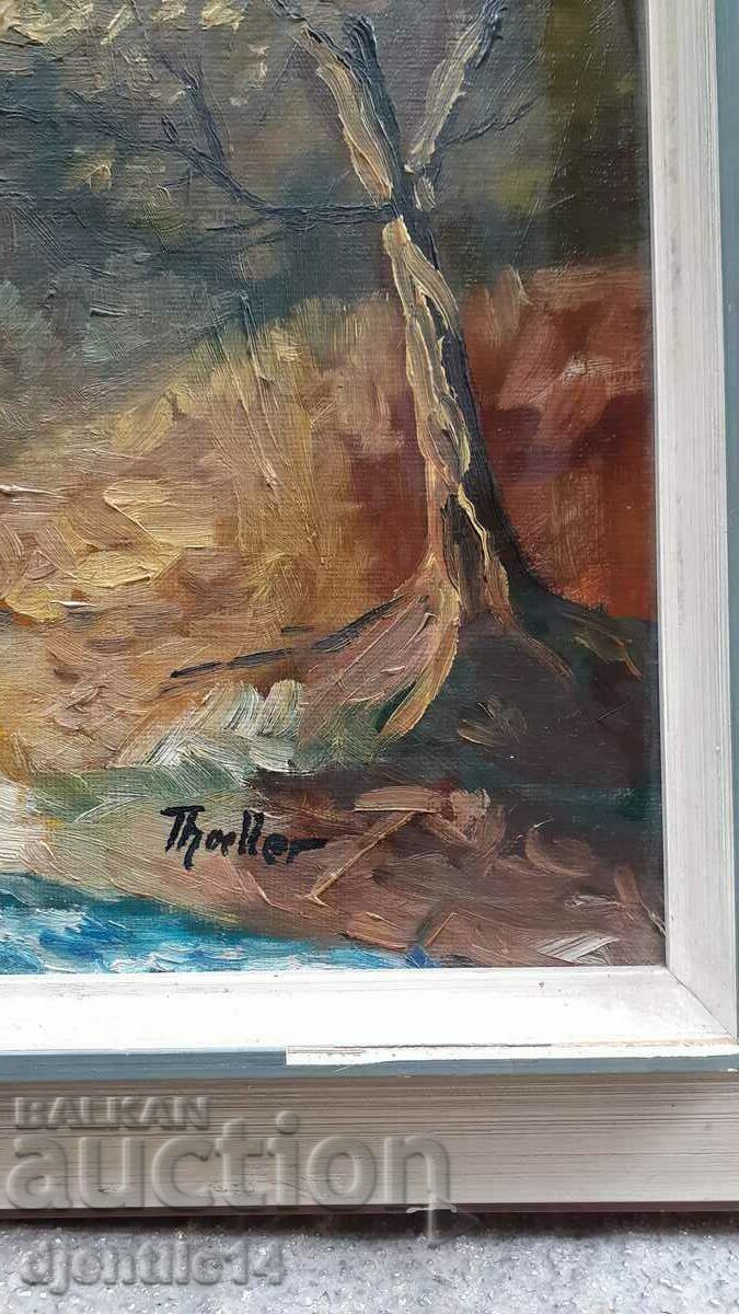 painting, oil on phaser with price 300.00 BGN | € 153.39