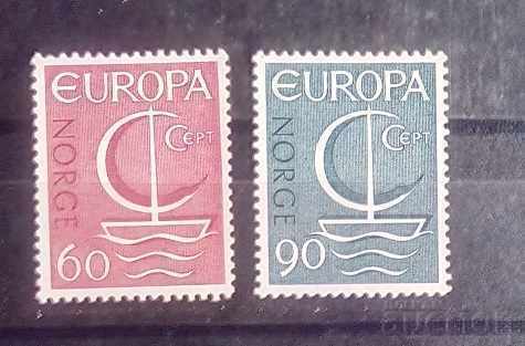 Νορβηγία 1966 Europe CEPT Ships MNH