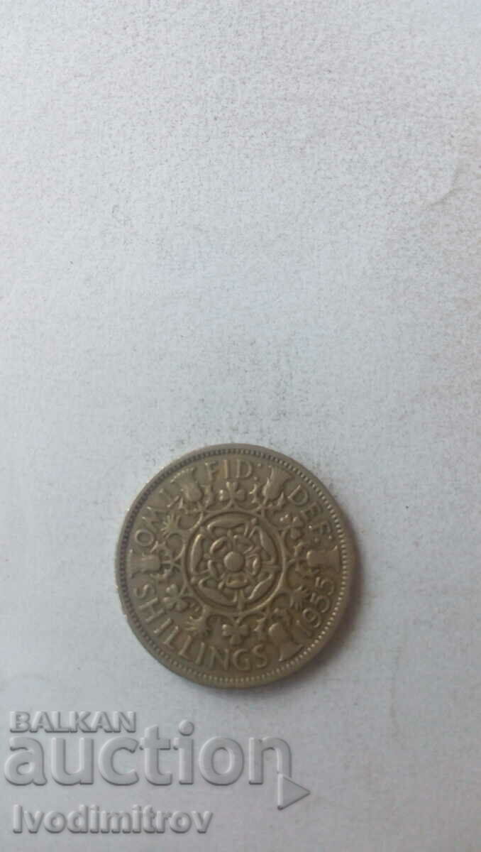 Great Britain 2 shillings 1955