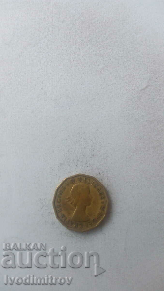 Great Britain 3 pence 1966 with price 1.45 BGN | € 0.74